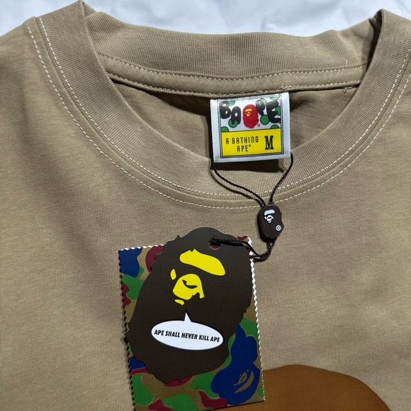 BAPE Big Ape Head Tee “Beige” - Picture 6 of 6